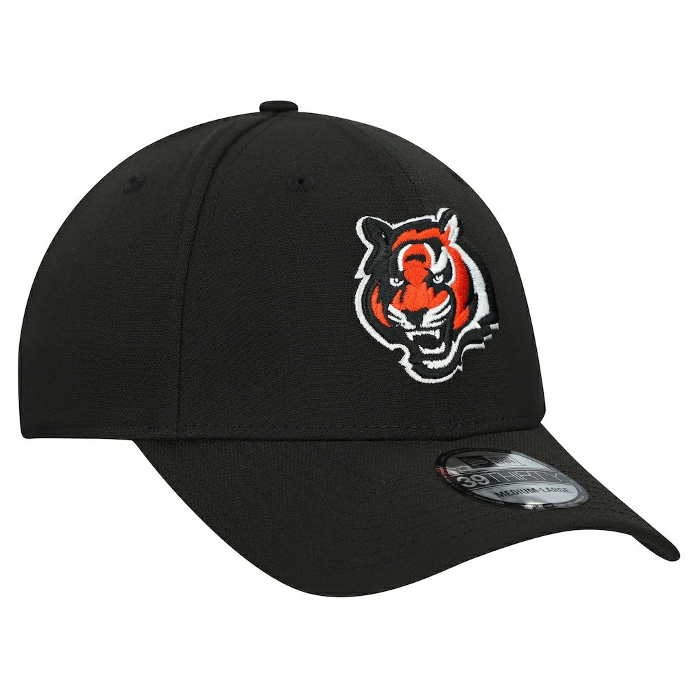 Cincinnati Bengals New Era Main 39THIRTY Flex Hat - Black cheap