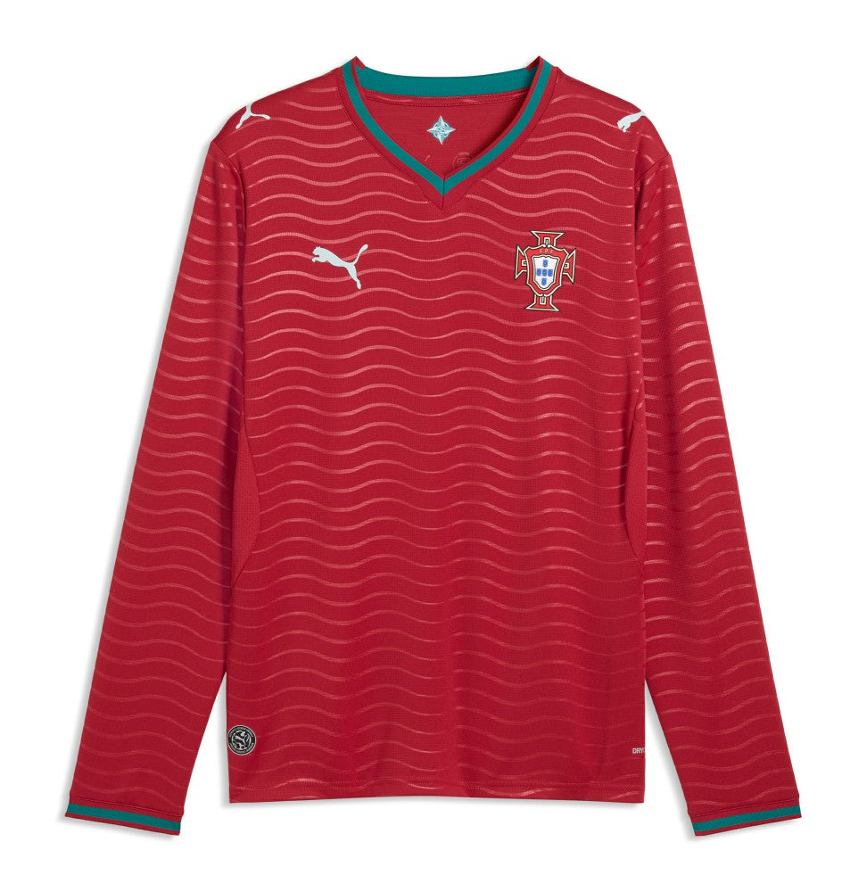 Portugal National Team 2026 Home Replica Long Sleeve Jersey - Red sale