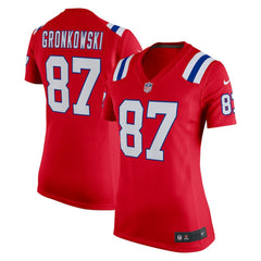 Rob Gronkowski New England Patriots Women's Alternate Retired Player Game Jersey - Red online