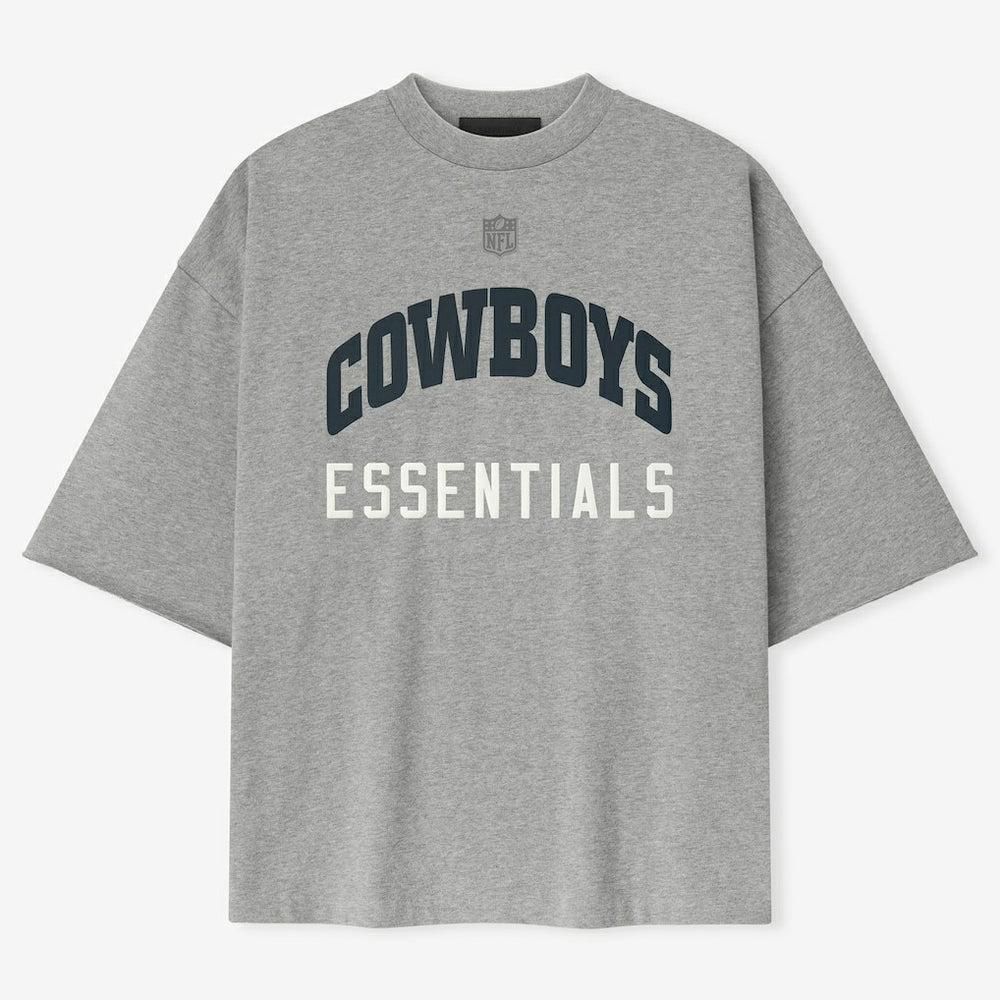 Dallas Cowboys Fear of God x NFL Unisex 3/4-Sleeve T-Shirt - Heather Gray for sale