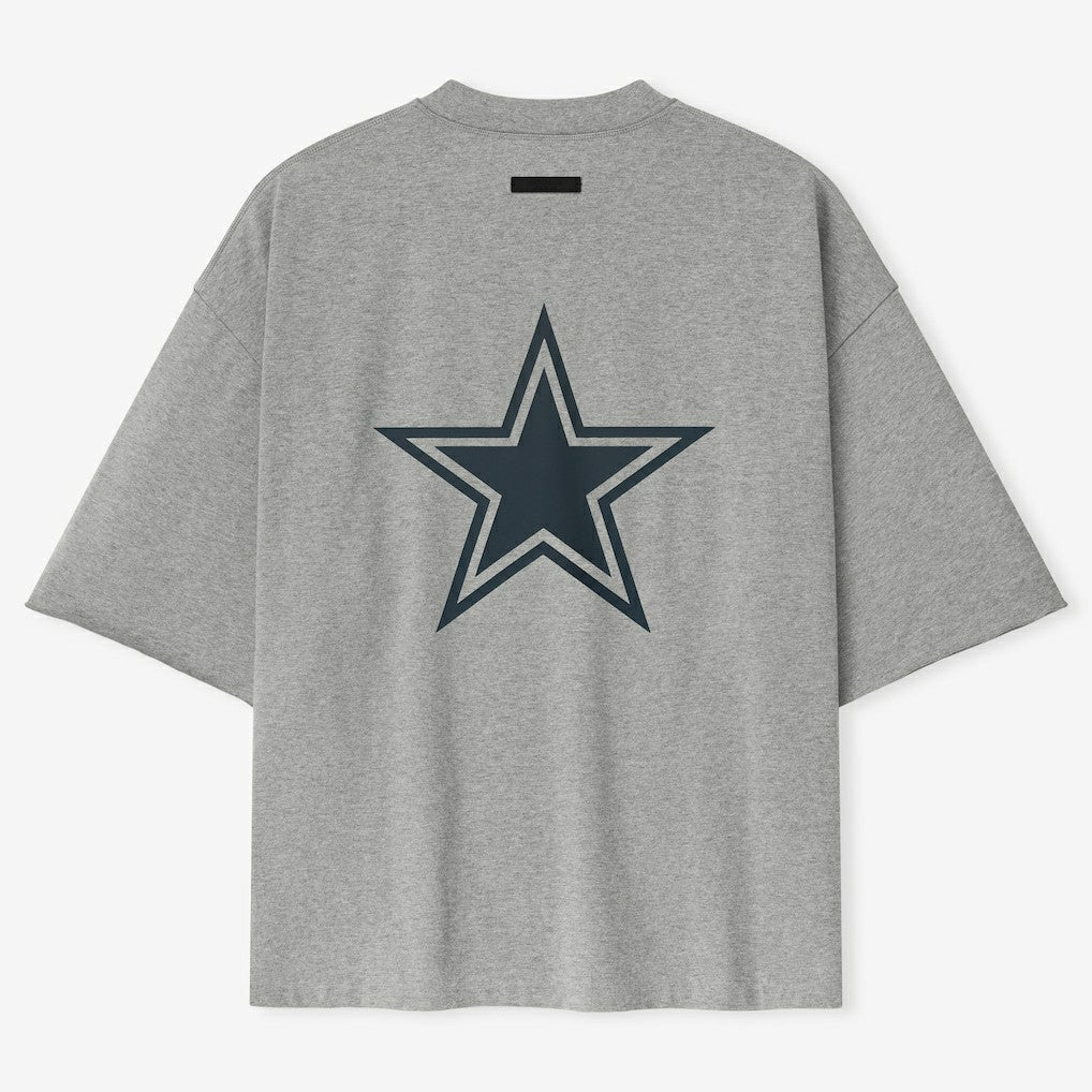 Dallas Cowboys Fear of God x NFL Unisex 3/4-Sleeve T-Shirt - Heather Gray for sale
