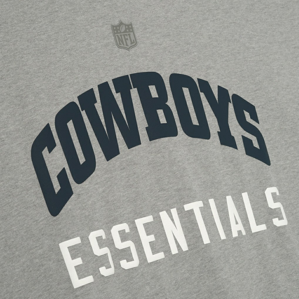 Dallas Cowboys Fear of God x NFL Unisex 3/4-Sleeve T-Shirt - Heather Gray for sale