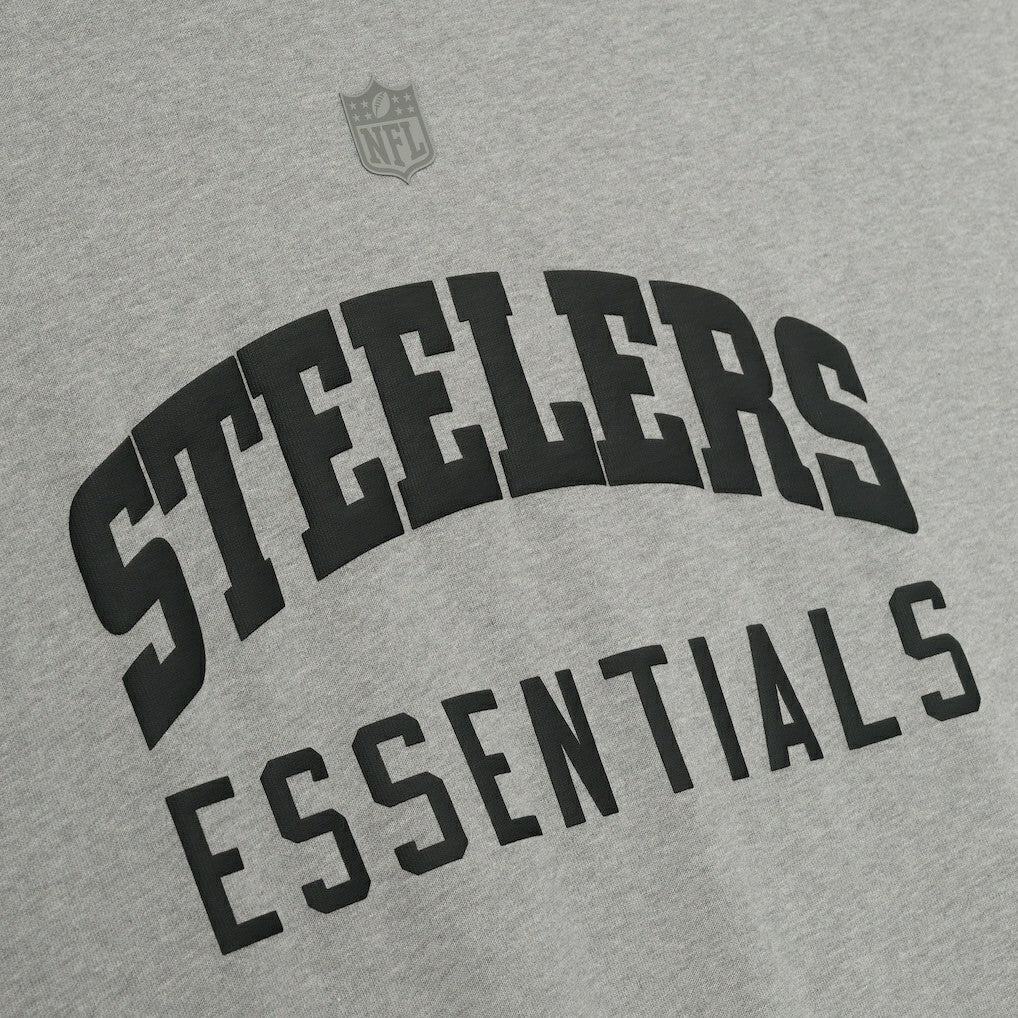 Pittsburgh Steelers Fear of God x NFL Unisex 3/4-Sleeve T-Shirt - Heather Gray on sale