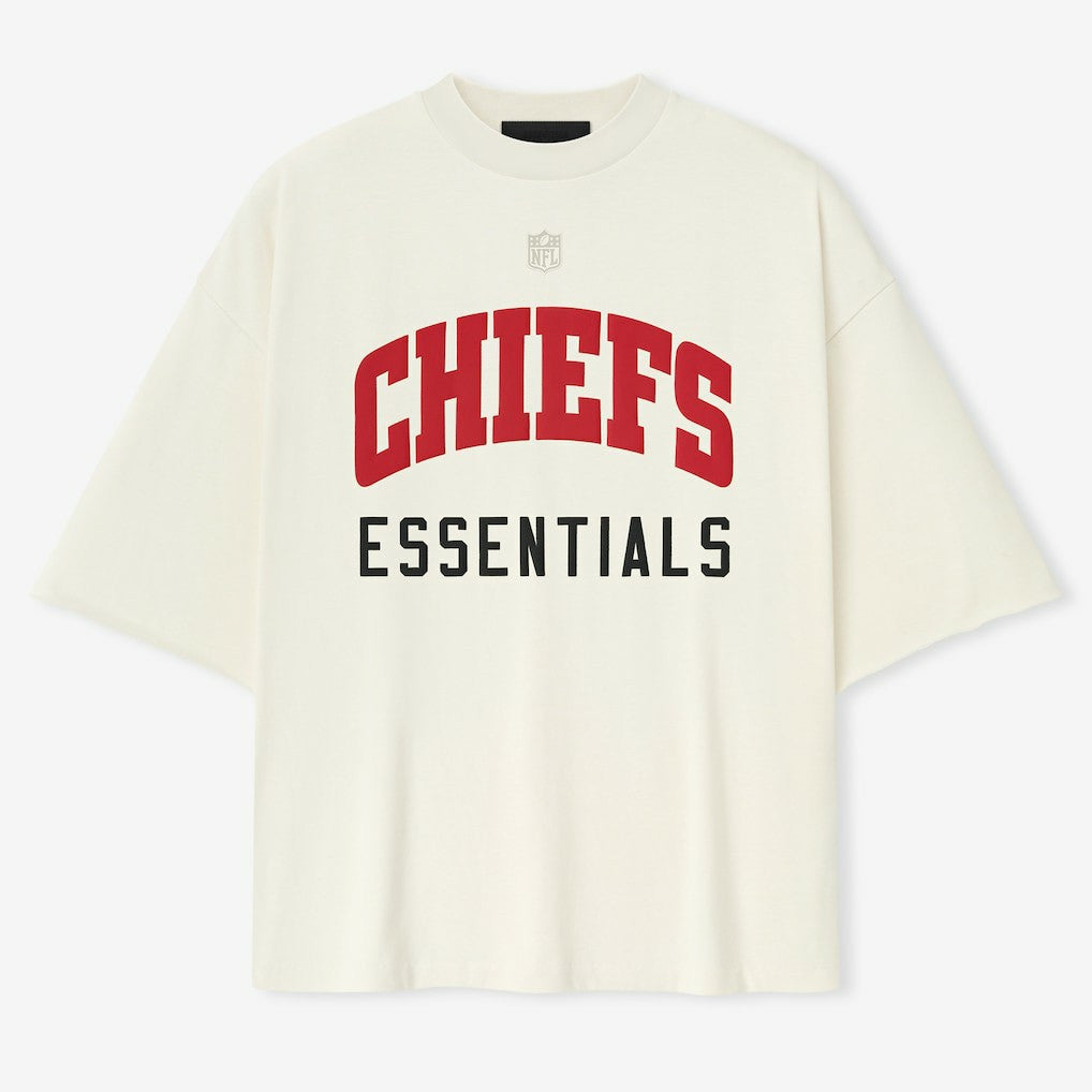 Kansas City Chiefs Fear of God x NFL Unisex 3/4-Sleeve T-Shirt - Cream sale