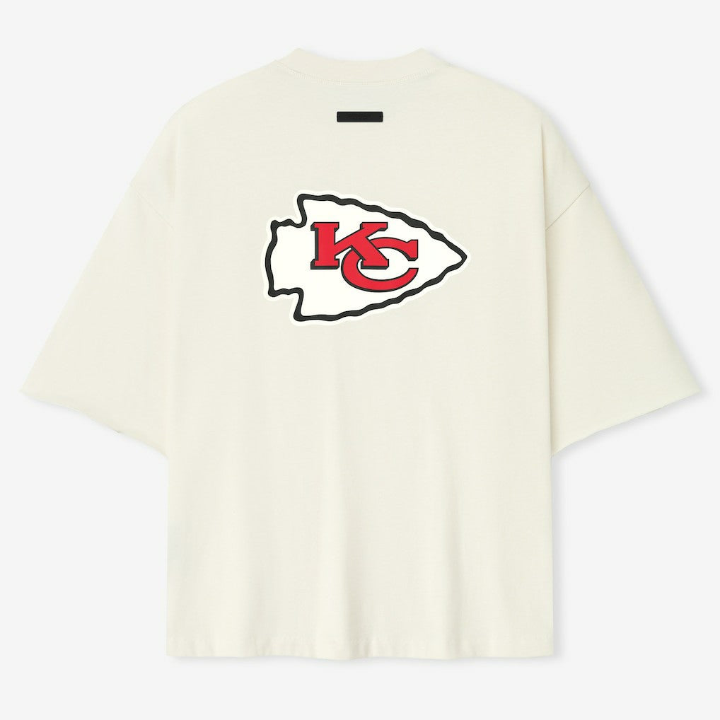 Kansas City Chiefs Fear of God x NFL Unisex 3/4-Sleeve T-Shirt - Cream sale