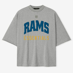 Los Angeles Rams Fear of God x NFL Unisex 3/4-Sleeve T-Shirt - Heather Gray on sale