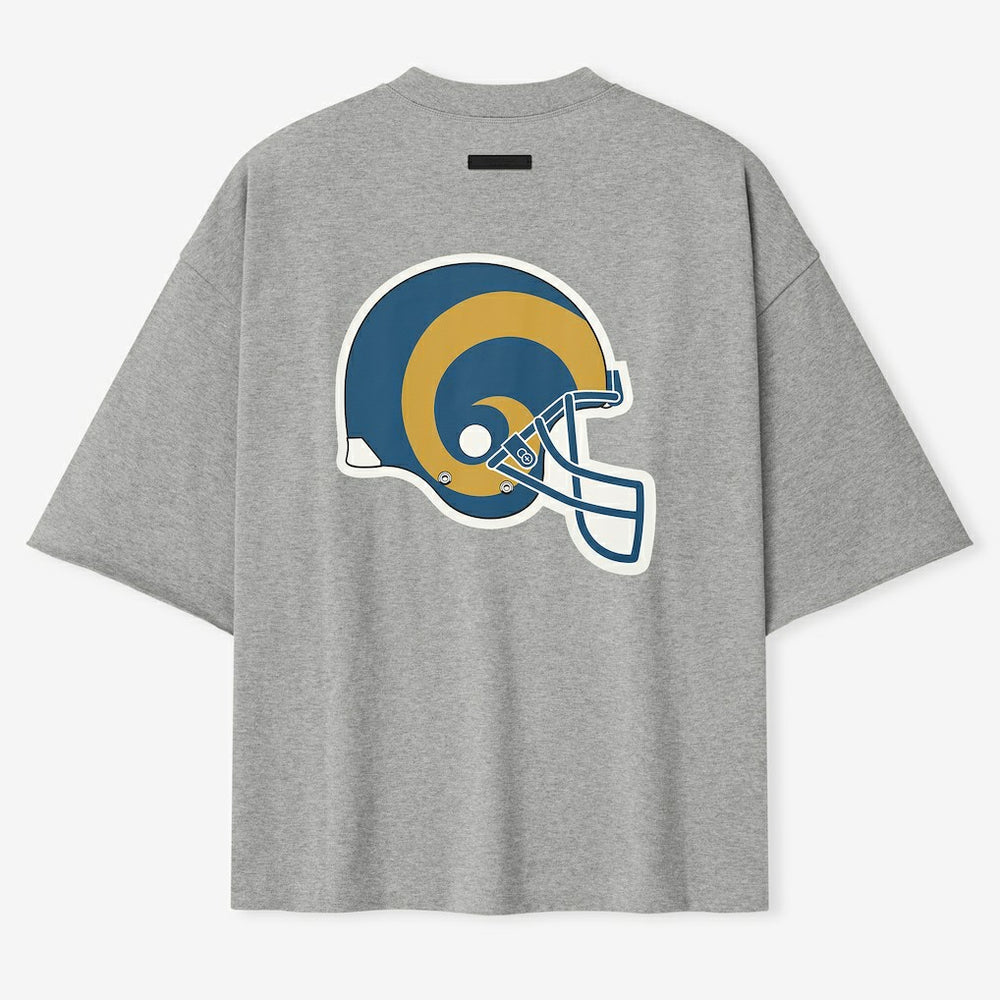 Los Angeles Rams Fear of God x NFL Unisex 3/4-Sleeve T-Shirt - Heather Gray on sale