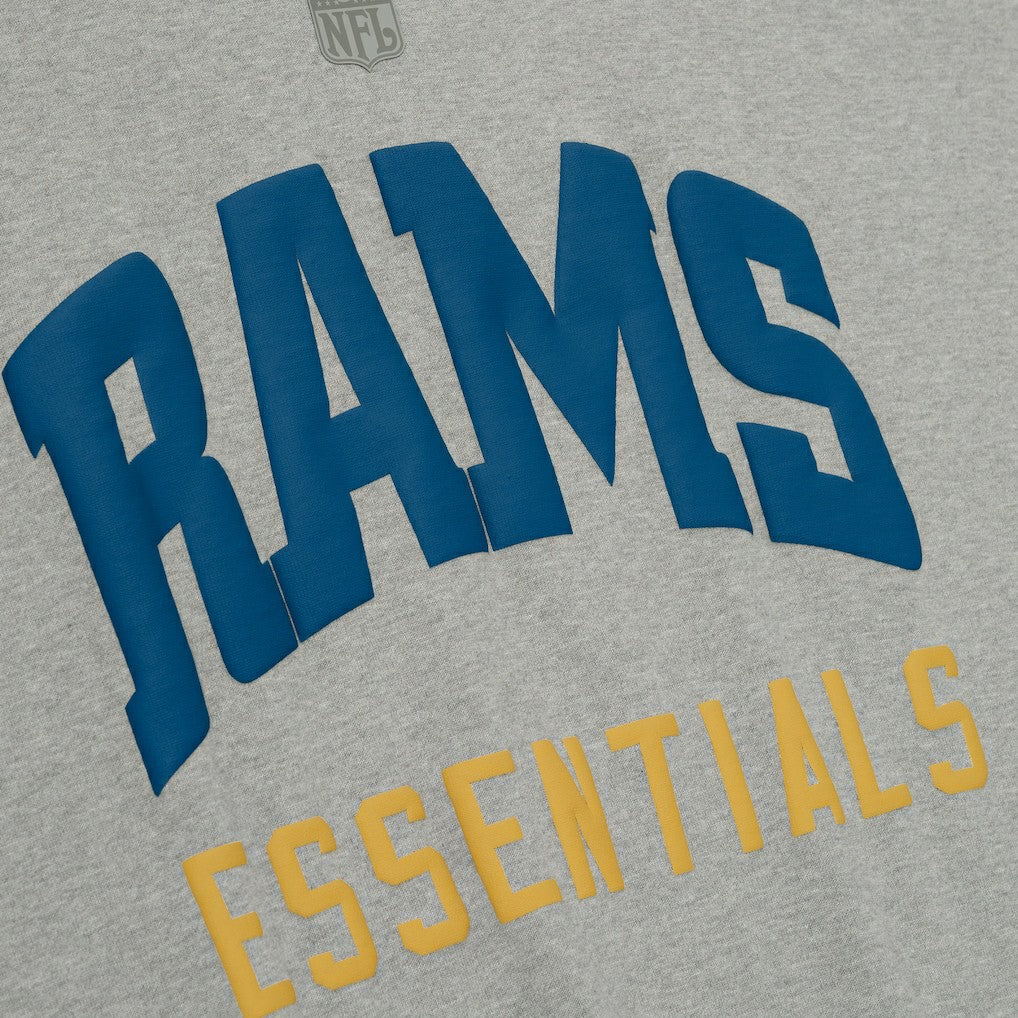Los Angeles Rams Fear of God x NFL Unisex 3/4-Sleeve T-Shirt - Heather Gray on sale