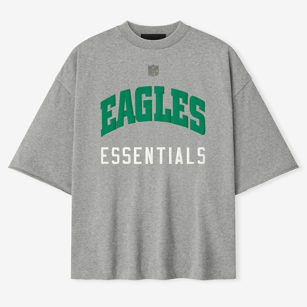 Philadelphia Eagles Fear of God x NFL Unisex 3/4-Sleeve T-Shirt - Heather Gray cheap