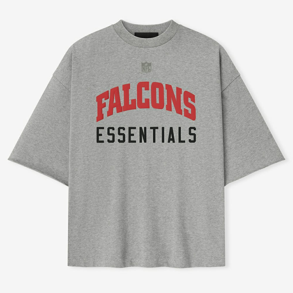 Atlanta Falcons Fear of God x NFL Unisex 3/4-Sleeve T-Shirt - Heather Gray outlet