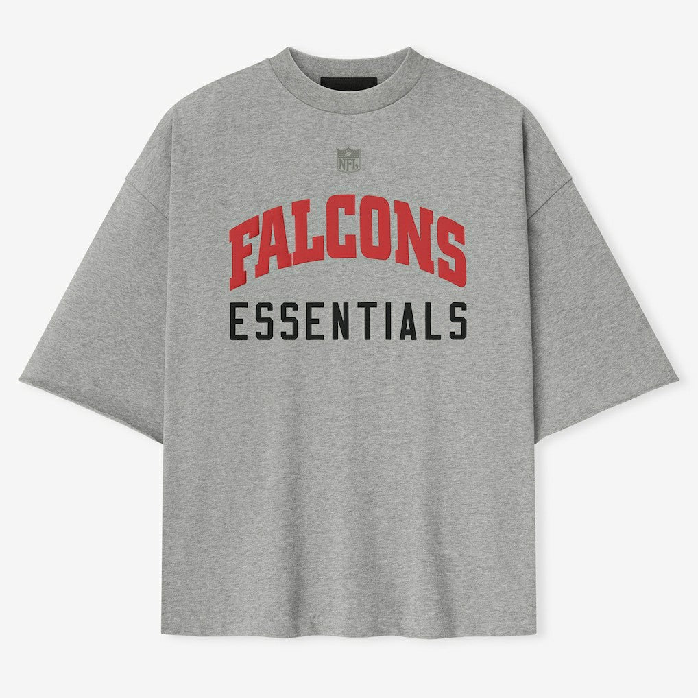 Atlanta Falcons Fear of God x NFL Unisex 3/4-Sleeve T-Shirt - Heather Gray outlet