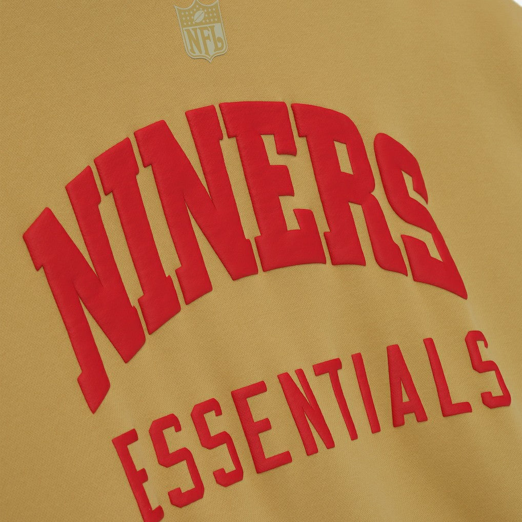 San Francisco 49ers Fear of God x NFL Unisex Sport Hoodie - Gold/Heather Gray on sale