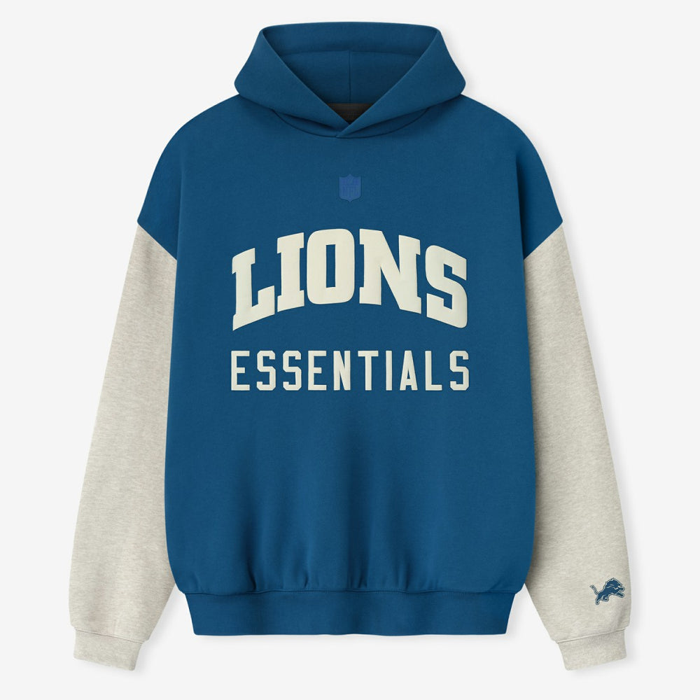 Detroit Lions Fear of God x NFL Unisex Sport Hoodie - Blue/Heather Gray outlet