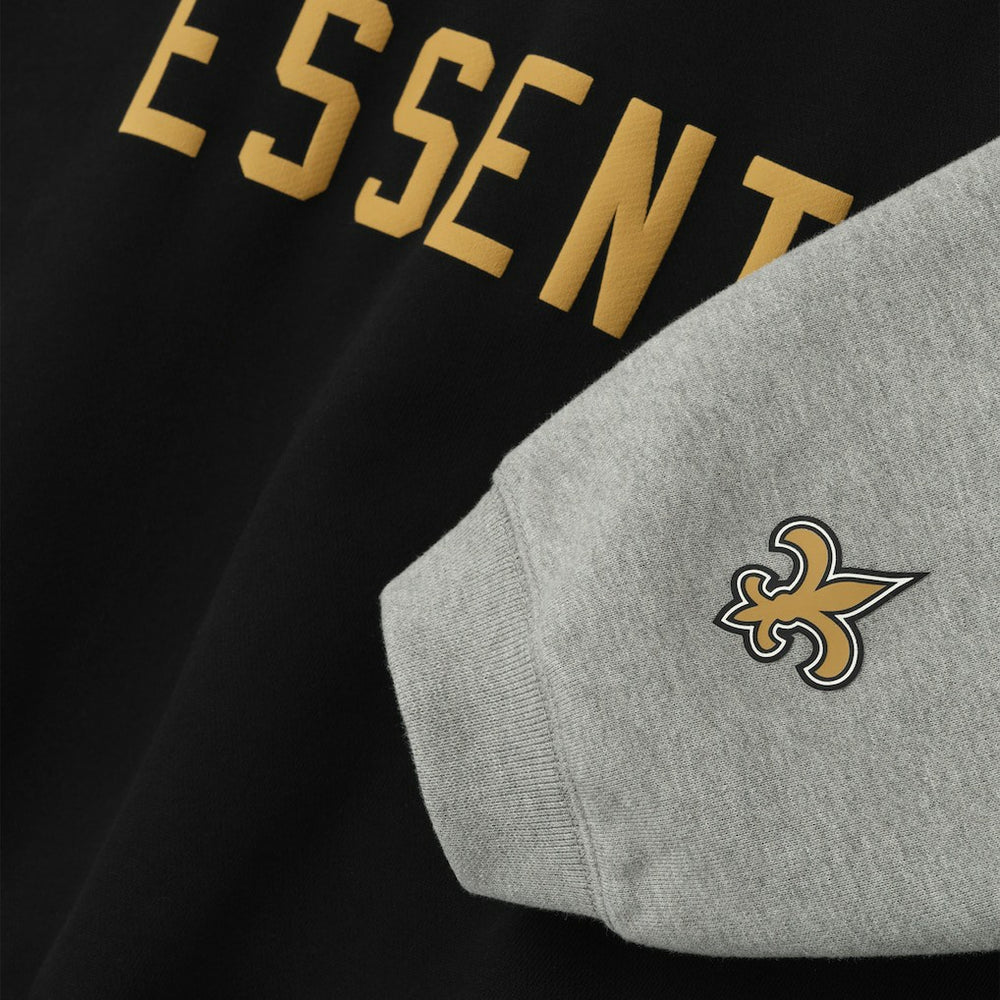 New Orleans Saints Fear of God x NFL Unisex Sport Hoodie - Black/Heather Gray cheap