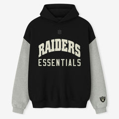 Las Vegas Raiders Fear of God x NFL Unisex Sport Hoodie - Black/Heather Gray for sale