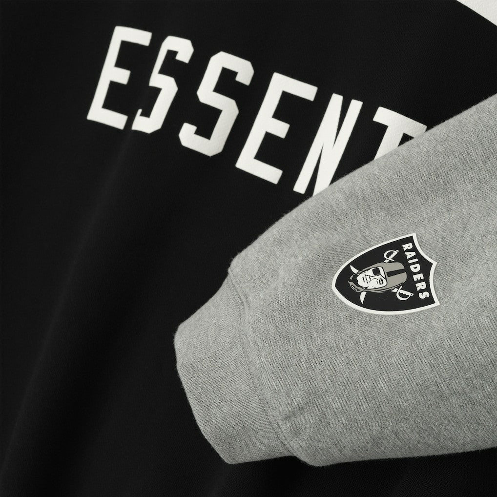 Las Vegas Raiders Fear of God x NFL Unisex Sport Hoodie - Black/Heather Gray for sale