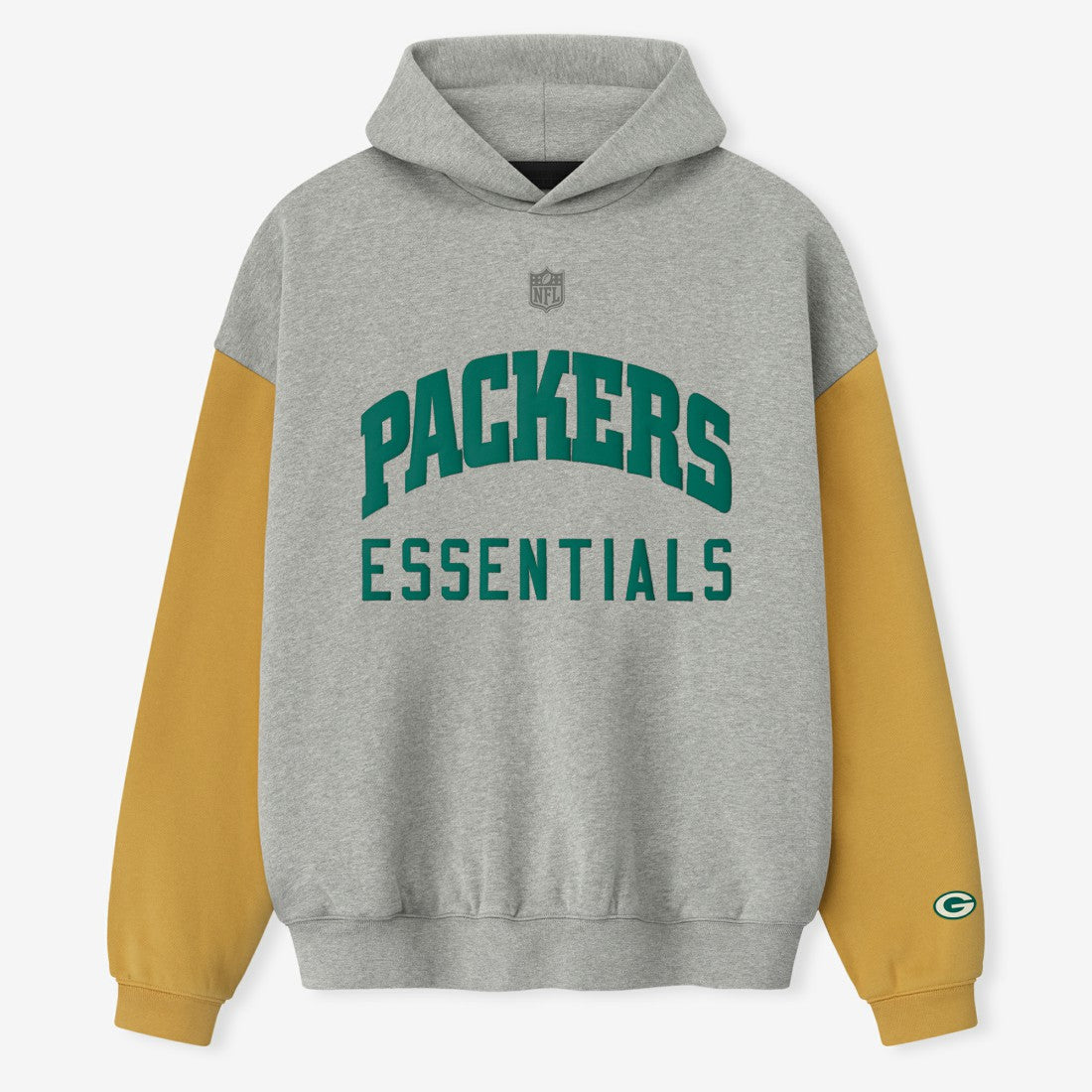 Green Bay Packers Fear of God x NFL Unisex Sport Hoodie - Heather Gray/Gold sale