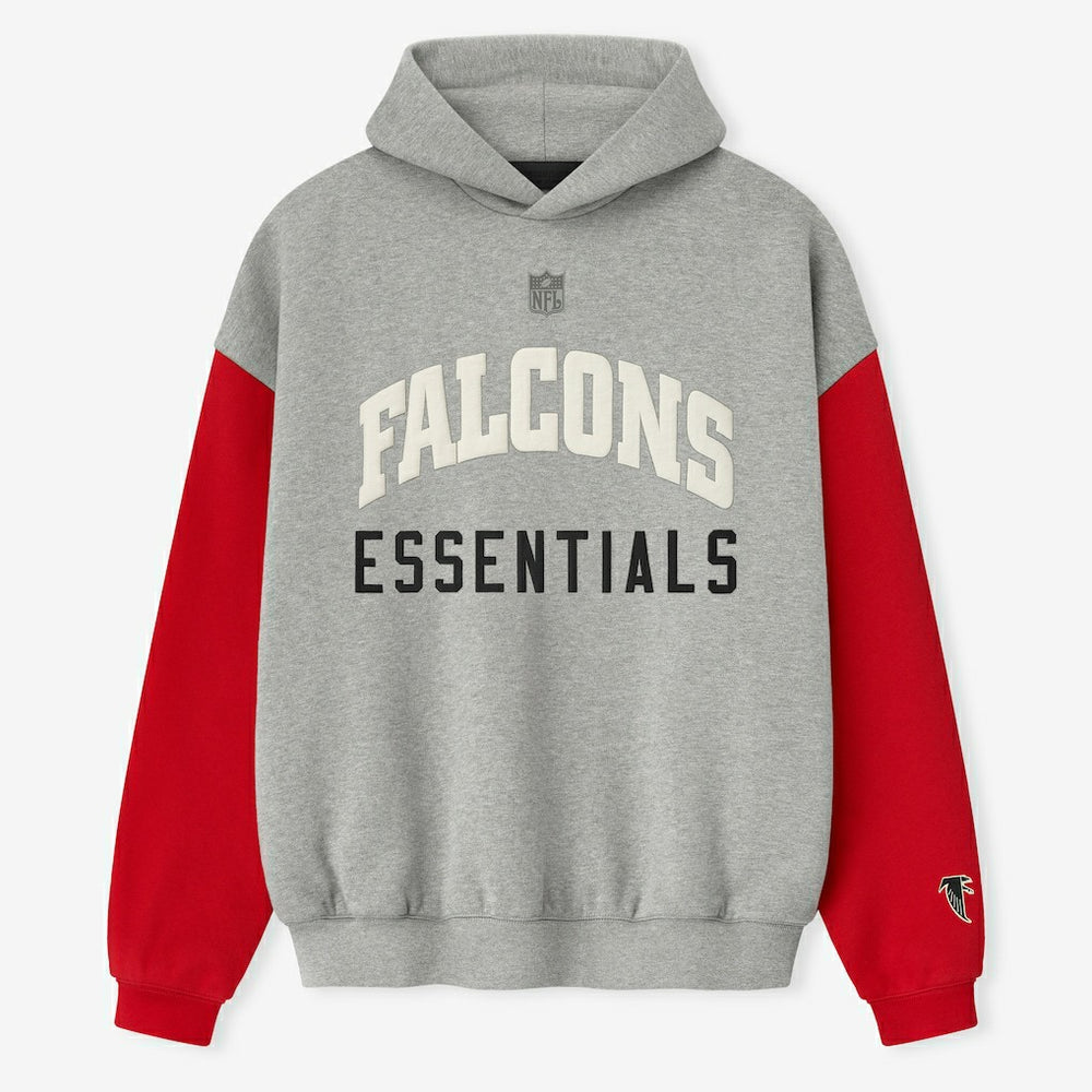 Atlanta Falcons Fear of God x NFL Unisex Sport Hoodie - Heather Gray/Red on sale