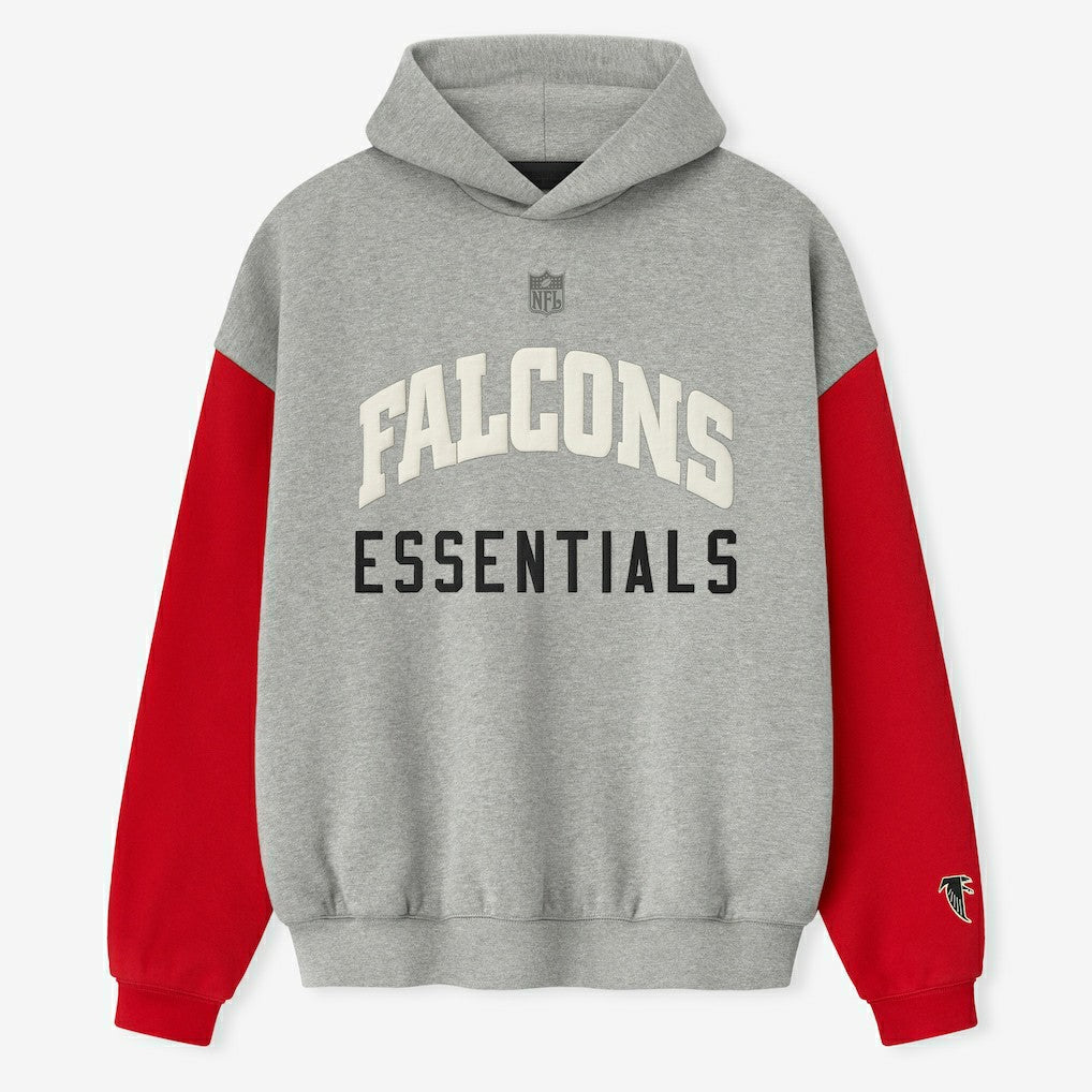Atlanta Falcons Fear of God x NFL Unisex Sport Hoodie - Heather Gray/Red on sale