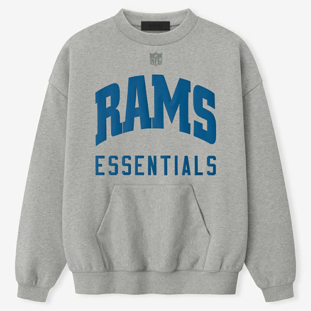 Los Angeles Rams Fear of God x NFL Unisex Sport Sweatshirt - Heather Gray online