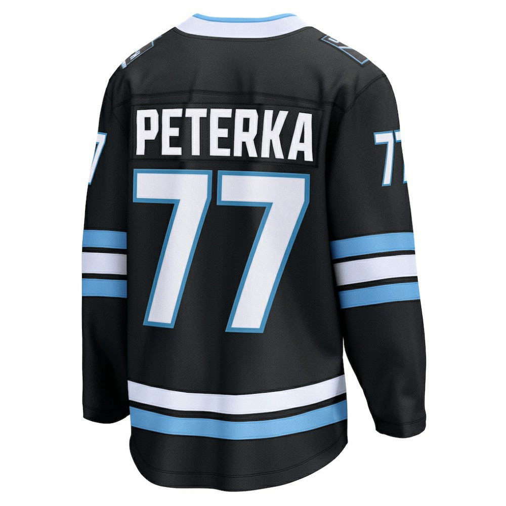JJ Peterka Utah Mammoth Fanatics Home Breakaway Jersey - Black Jerseys