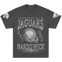 Jacksonville Jaguars Nardo Wick Unisex Teal Smoke T-Shirt - Black cheap