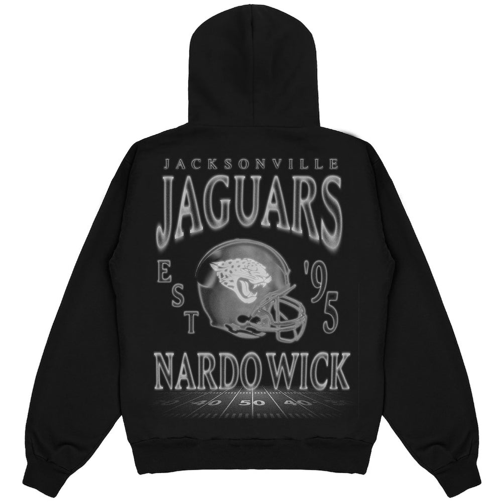 Jacksonville Jaguars Nardo Wick Unisex Teal Smoke Hoodie - Black discount
