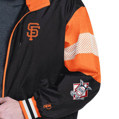 San Francisco Giants Pro Player Legacy Lightweight Full-Zip Hooded Jacket Black/Orange