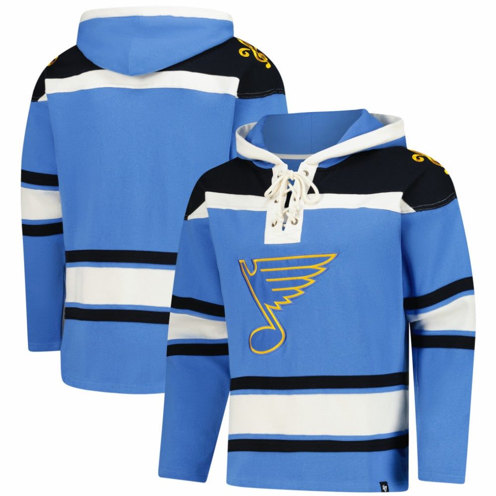 St. Louis Blues '47 Superior Lacer Hoodie - Blue Hoodies
