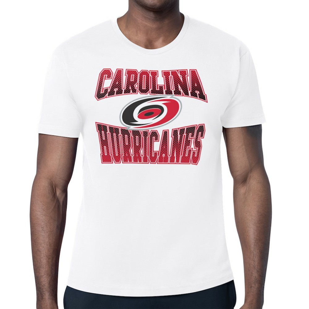 Carolina Hurricanes Starter Comic Style Team Graphic T-Shirt - White T-shirts