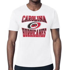 Carolina Hurricanes Starter Comic Style Team Graphic T-Shirt - White T-shirts