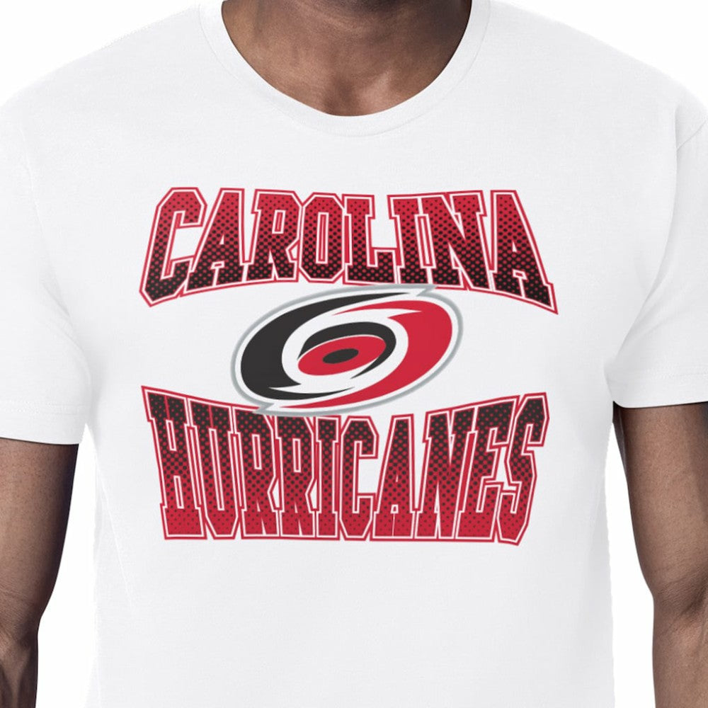 Carolina Hurricanes Starter Comic Style Team Graphic T-Shirt - White T-shirts