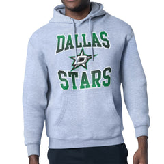 Dallas Stars Starter Comic Style Team Graphic Hoodie - Gray Hoodies