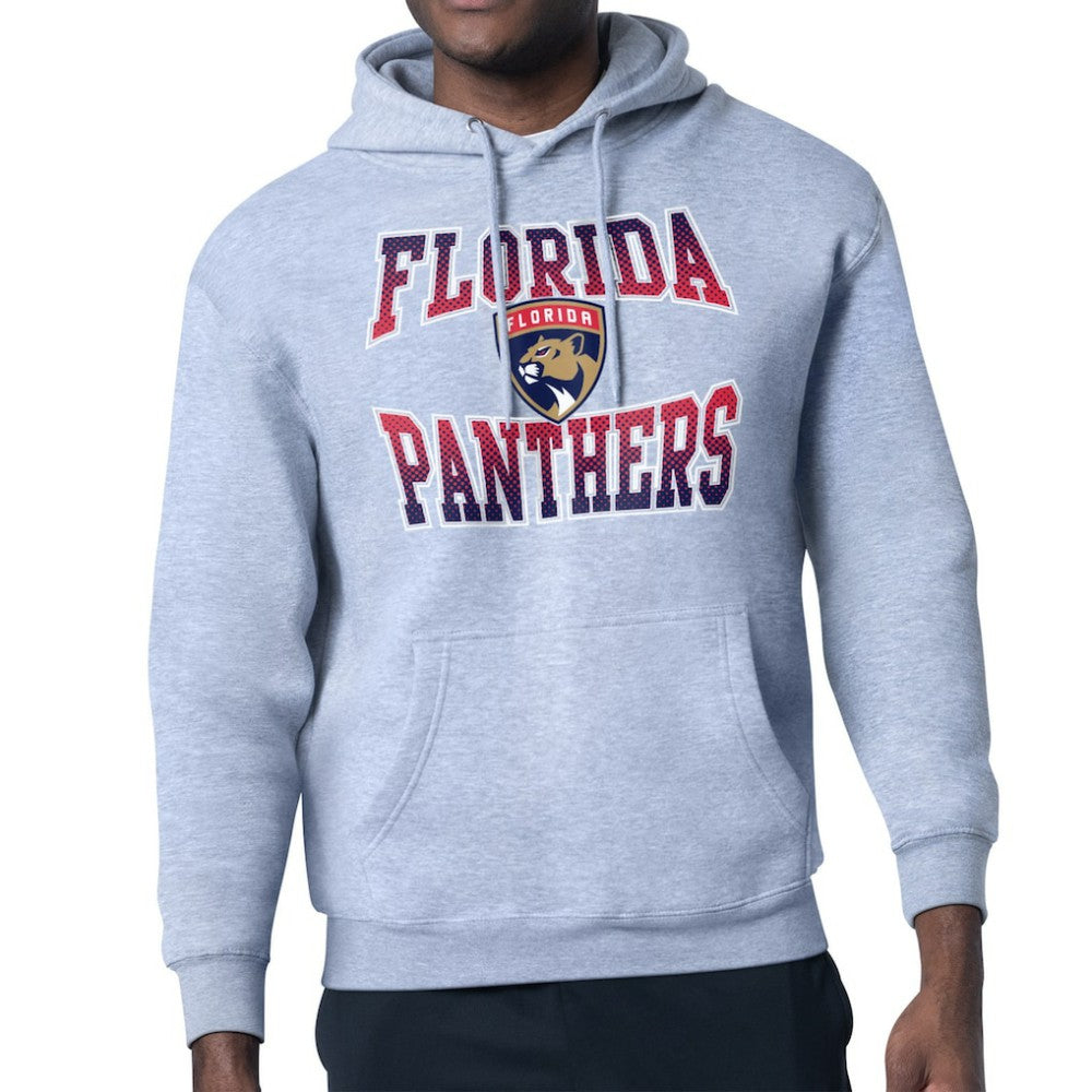 Florida Panthers Starter Comic Style Team Graphic Hoodie - Gray Hoodies