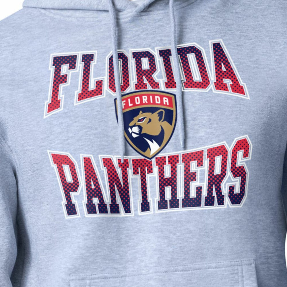 Florida Panthers Starter Comic Style Team Graphic Hoodie - Gray Hoodies