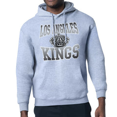 Los Angeles Kings Starter Comic Style Team Graphic Hoodie - Gray Hoodies