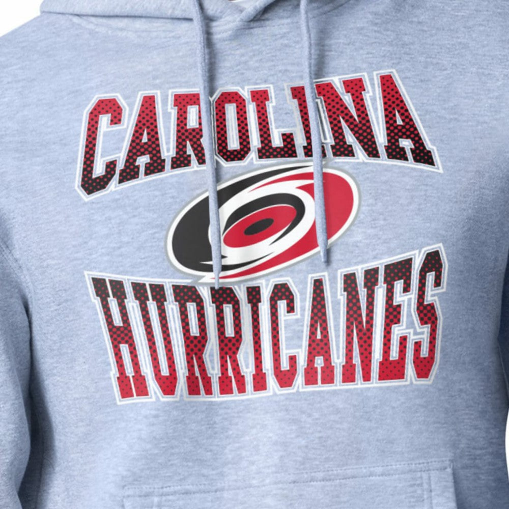 Carolina Hurricanes Starter Comic Style Team Graphic Hoodie - Gray Hoodies