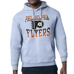 Philadelphia Flyers Starter Comic Style Team Graphic Hoodie - Gray Hoodies
