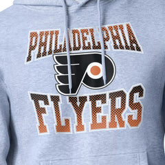 Philadelphia Flyers Starter Comic Style Team Graphic Hoodie - Gray Hoodies
