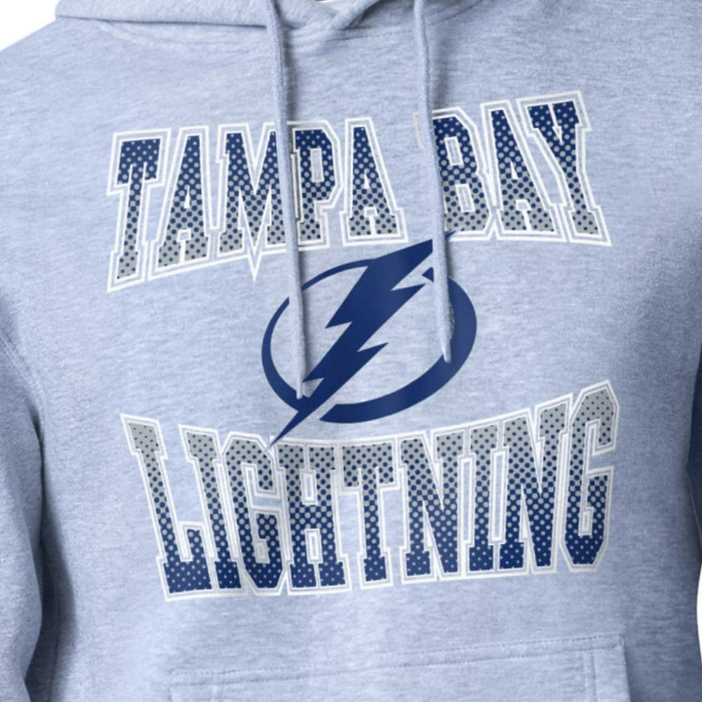 Tampa Bay Lightning Starter Comic Style Team Graphic Hoodie - Gray Hoodies