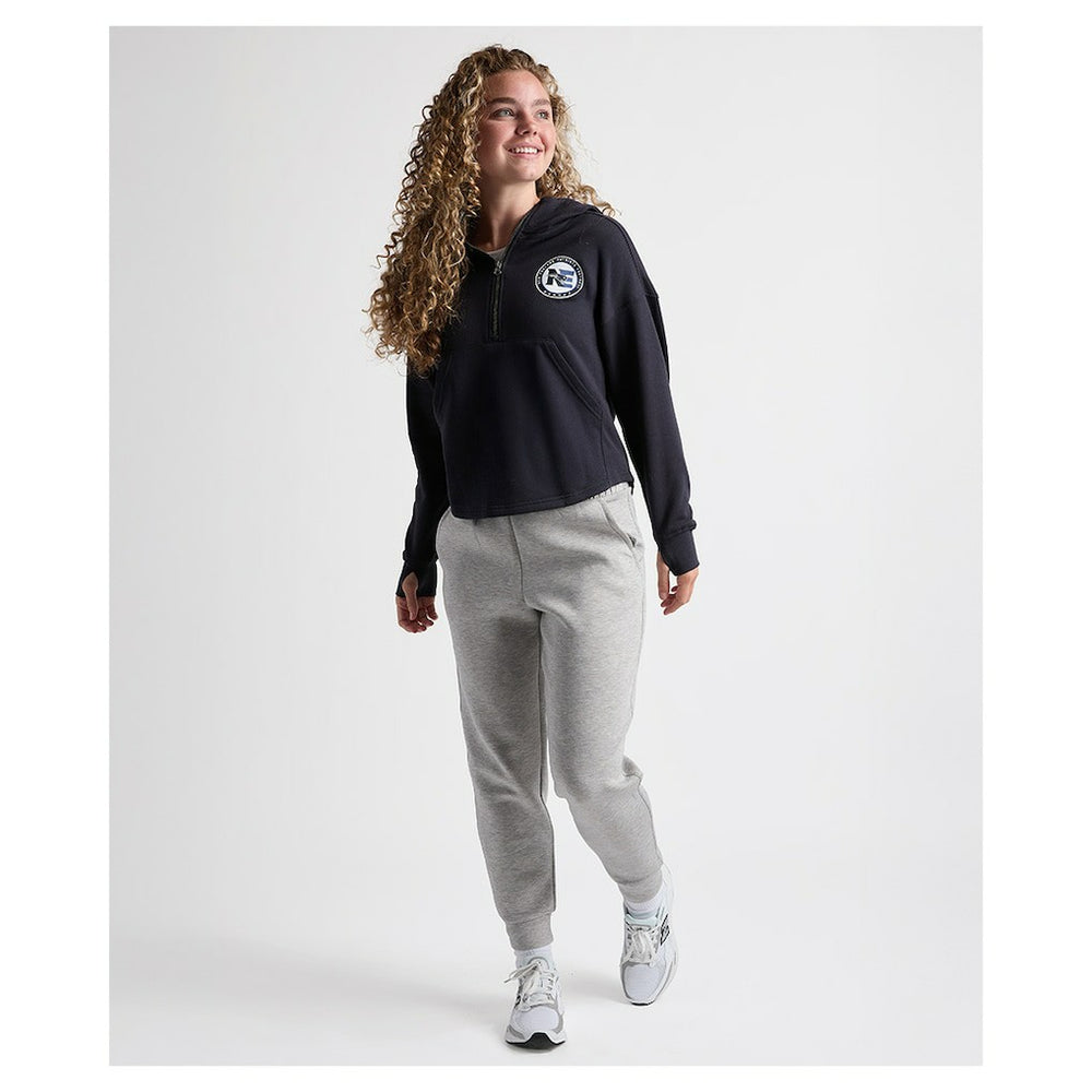 Charles River x New England Patriots Women's Willow Fleece Quarter-Zip Hoodie - Navy online