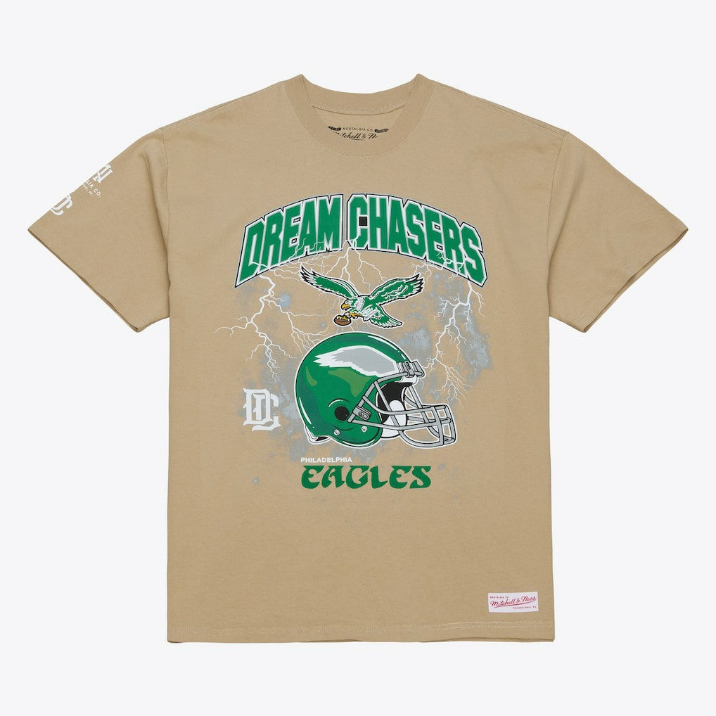 Philadelphia Eagles Dream Chasers Rings T-Shirt - Khaki online