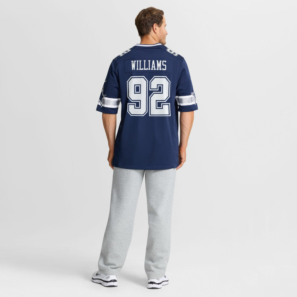 Quinnen Williams Dallas Cowboys Team Game Jersey - Navy sale