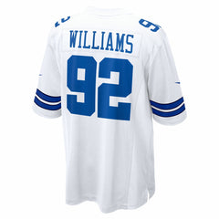 Quinnen Williams Dallas Cowboys Game Jersey - White on sale