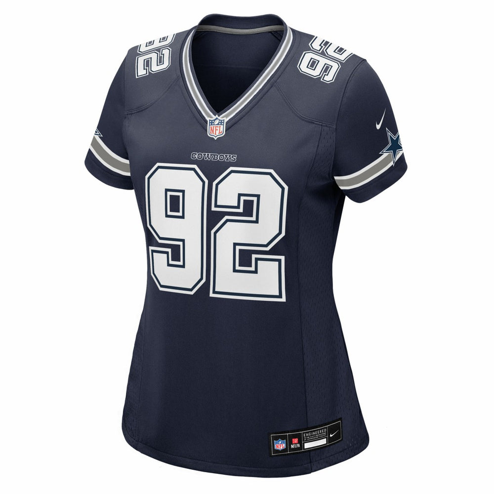Quinnen Williams Dallas Cowboys Women's Team Game Jersey - Navy on sale