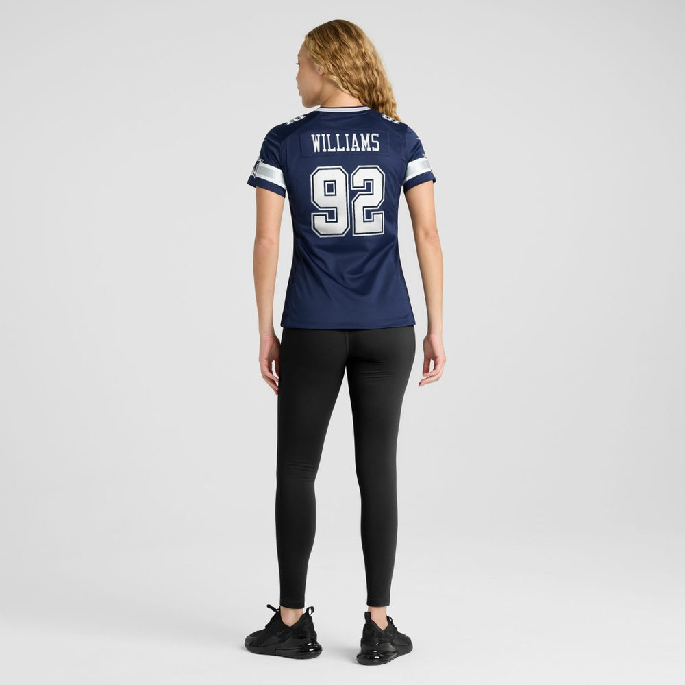 Quinnen Williams Dallas Cowboys Women's Team Game Jersey - Navy on sale