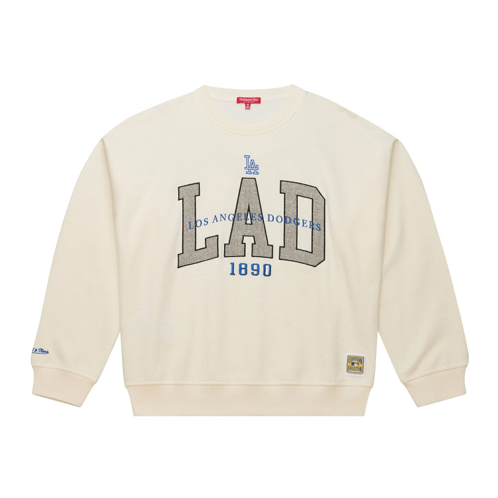 Los Angeles Dodgers Women's Premium Crewneck Sweatshirt Cream