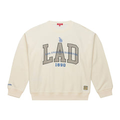 Los Angeles Dodgers Women's Premium Crewneck Sweatshirt Cream