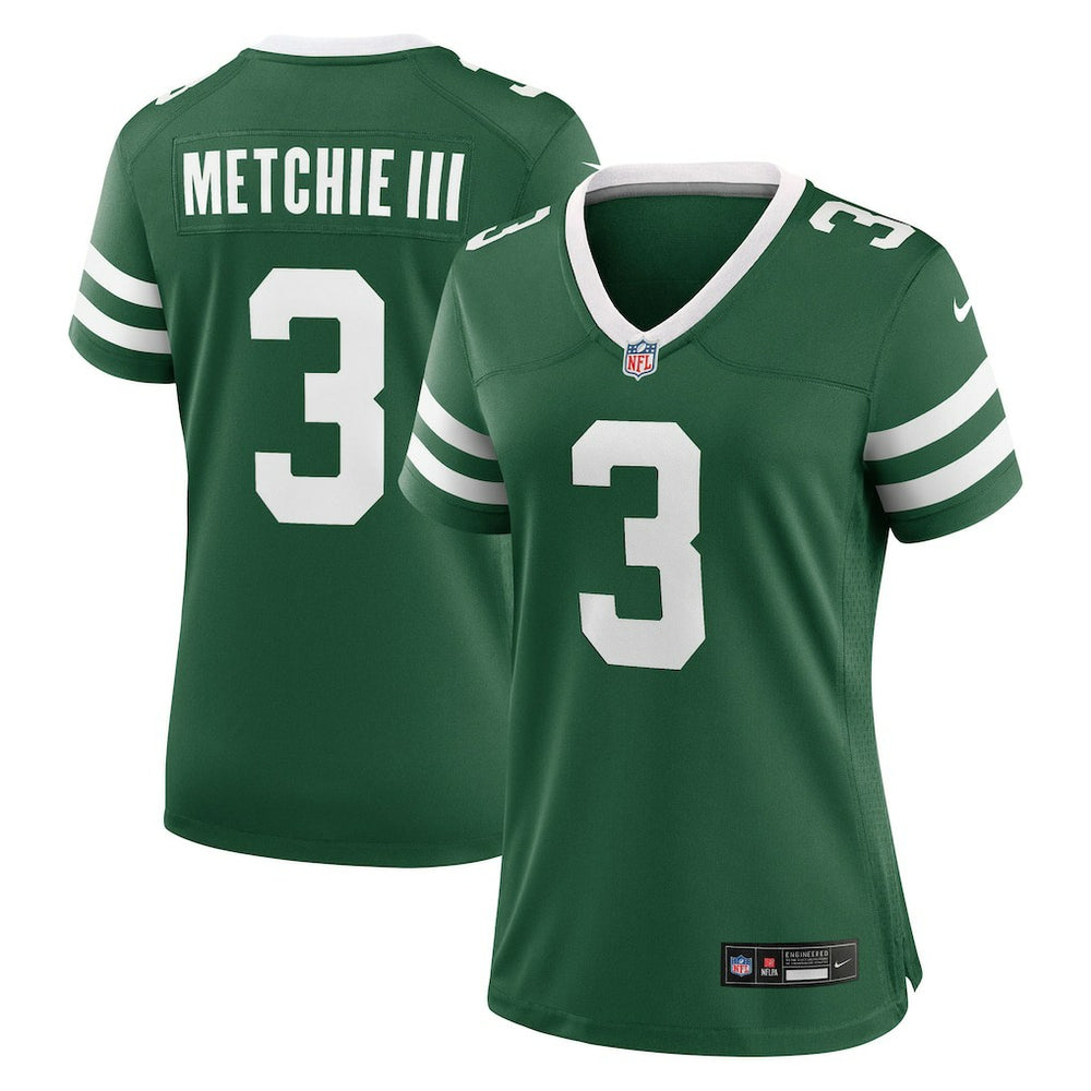 John Metchie III New York Jets Women's Team Game Jersey - Legacy Green for sale
