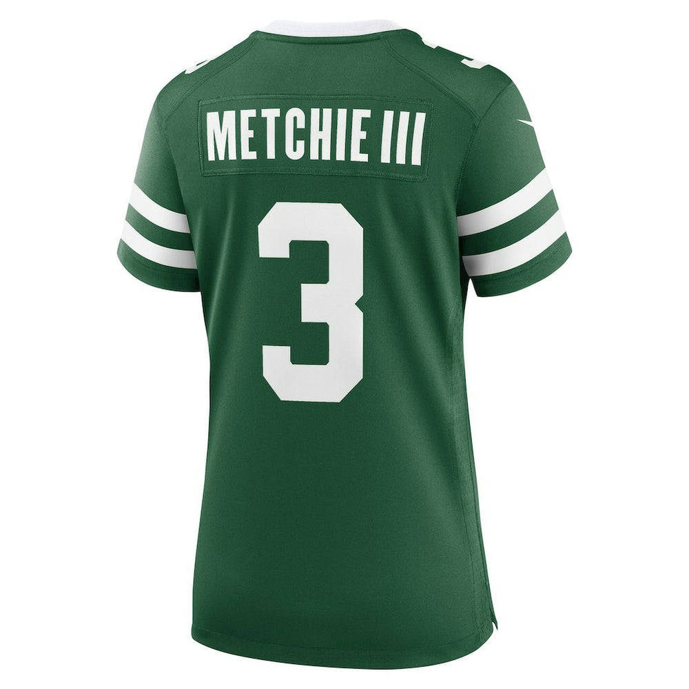 John Metchie III New York Jets Women's Team Game Jersey - Legacy Green for sale